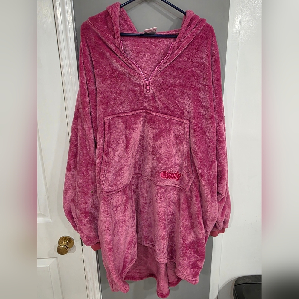The Comfy Plush Pink Hoodie